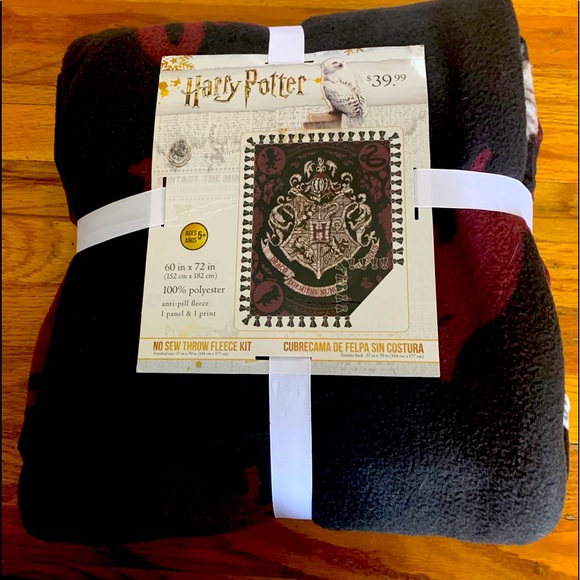 harry potter no sew fleece